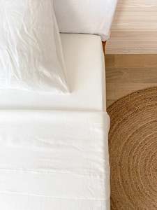 Premium Linen Collection: Ivory Linen Sheet Set | Oeko-Tex® certified