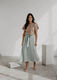 Iris Linen Skirt | Sage