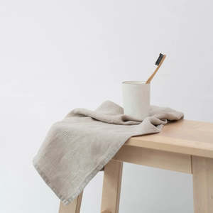 Fine Waffle Towels – Natural Linen