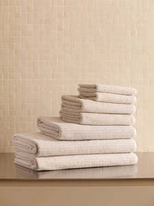 Bathroom: Tweed Towels | Nougat