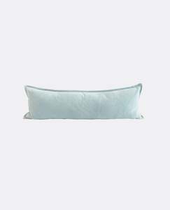 Velvet Cushions 1: Velvet Lumbar Cushion | Sky