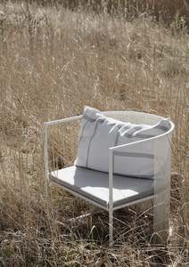 Designer Cushions: Architecture Cushion | Cream & Grey