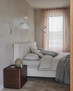 Checkers Cushion: Sienne Cushion in Mist