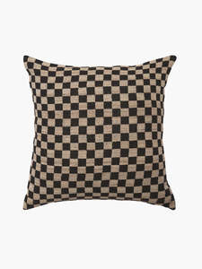 Checkers Cushion: Addi | Wool & Silk Cushion 50cm x 50cm