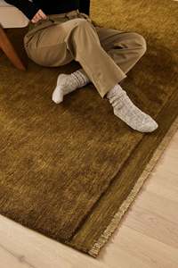 Silvio Floor Rug | Moss | 100% Wool