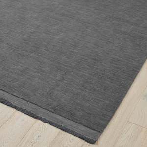 Floor Rugs: Silvio Floor Rug | Fog | 100% Wool