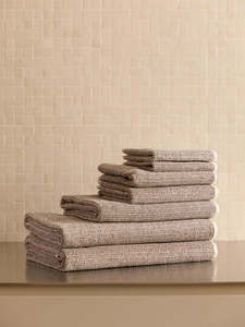 Tweed Towels | Oat