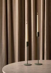 Candles: Single Candle Holder | Sage