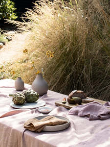 French Linen Napkin - Rose