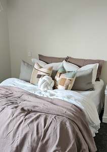 Linen Duvet Cover || Musk
