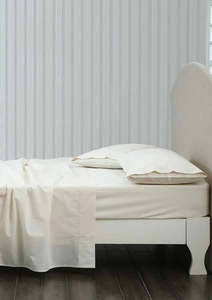 White Natural: Everyday Cotton Sheet Set | Ivory