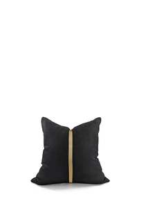 Braid Cushion cover- Black and Gold