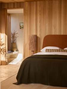 Bedcovers: Aspen Pure Cotton Quilt - Olive