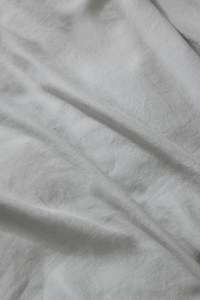 French Flax Linen Flat Sheet | Silver