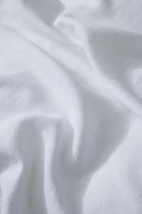 Linen Flat Sheets: French Flax Linen Flat Sheet | Pure White