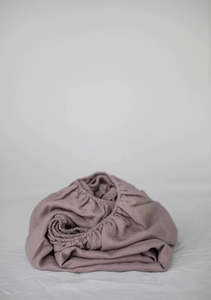 Musk Linen Fitted Sheet | Made in Europe