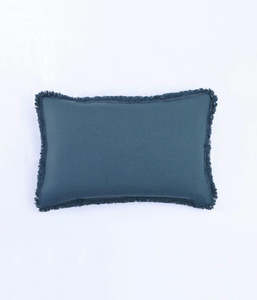 Linen Pillowcases with tassles | Bluestone