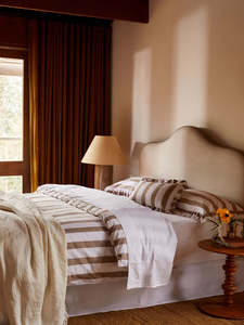 Linen & Cotton Valance | White
