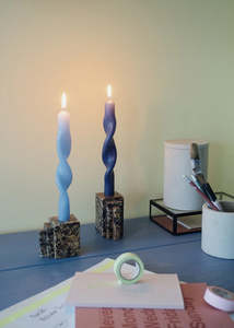 Twist Candles | Blue