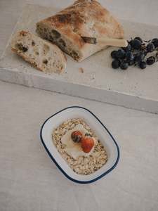 ENAMEL Pie Dish