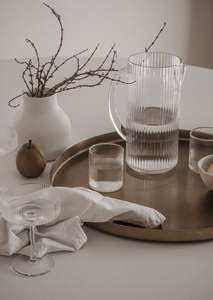Serveware Trays: Round Brass Tray | 50cm