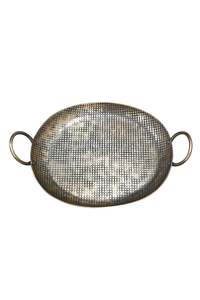 ANKARA Tray with Handles - Vintage Brass