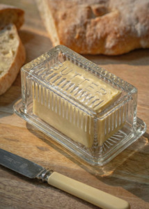 Glass Butter Dish