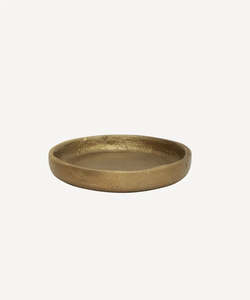 Hand-Forged Brass Plate -10cm