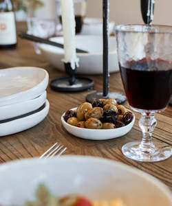 Rustic Stoneware Tapas Plate | Off White | 11.5cm