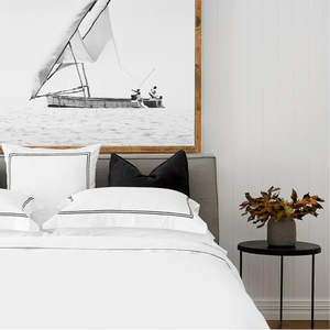 Classique Tailored Duvet Cover Set | Black