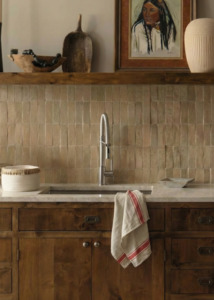 Classic Stripe Tea Towel - Natural & Red