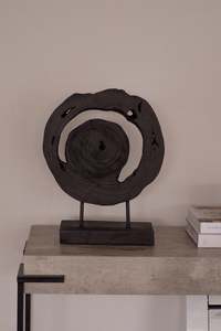 Back In Stock New: Black Teak Sculpture