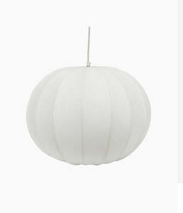 Cotton Sphere Lamp - White
