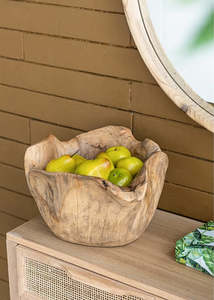Organic Teak Bowl