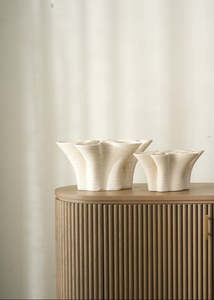 Herman Vase -Off White