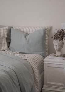 Linen Duvet Cover in Sage | Made in Europe