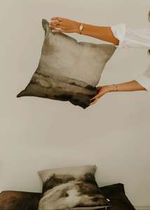 Country Linen Cushion - 50cm x 50cm