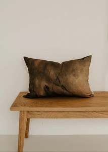 Umber Marble Lumbar Cushion