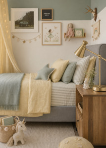 Buttercup Meadow Children's Duvet Cover | Pure Flax Linen | Made in New Zealand