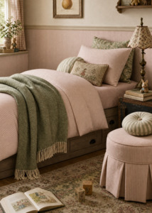Pastel Candy Stripe Duvet | Pure Flax Linen | Made in New Zealand