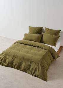 Jerome Duvet Cover Set - Olive