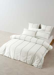 Jerome Duvet Cover Set - White