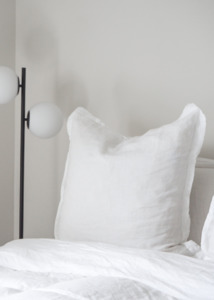 Majesté® Linen Euro Pillowcase | Pure White