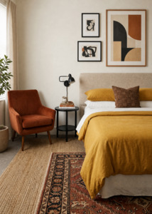 Duvet Covers: Linen Duvet Cover Set | Citrine