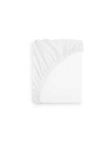 Hotel Luxury Bedding: Deep Fitted Sheet in White | Cotton Sateen