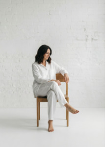Stonewashed Linen Pajamas | White