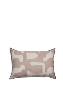 Cushions Throws: The Entrelacs Cushion - Rose poudre