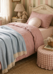 Throws Blankets: Duckegg Herringbone Wool Throw
