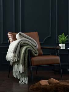 NZ Wool Throw Blanket | Natural