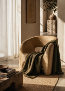Kelp Throw Blanket - 100% New Zealand Wool
